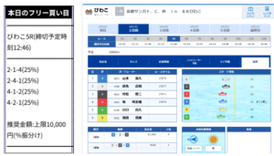 競艇パスゲート 的中